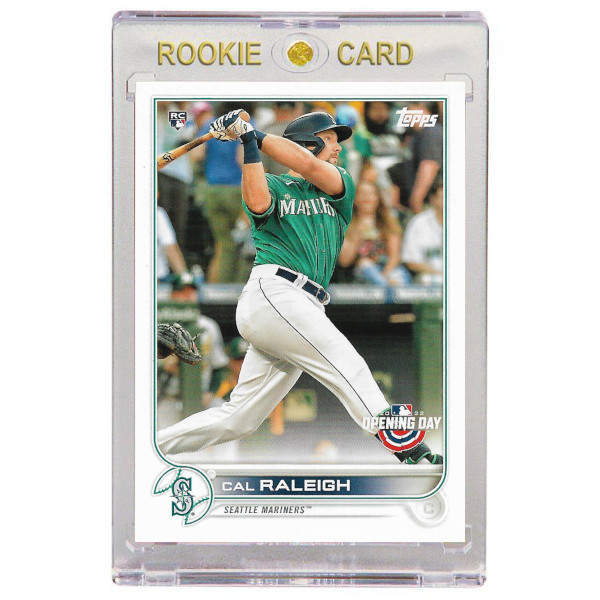 Cal Raleigh Seattle Mariners 2022 Topps Opening Day # 124 Rookie Card