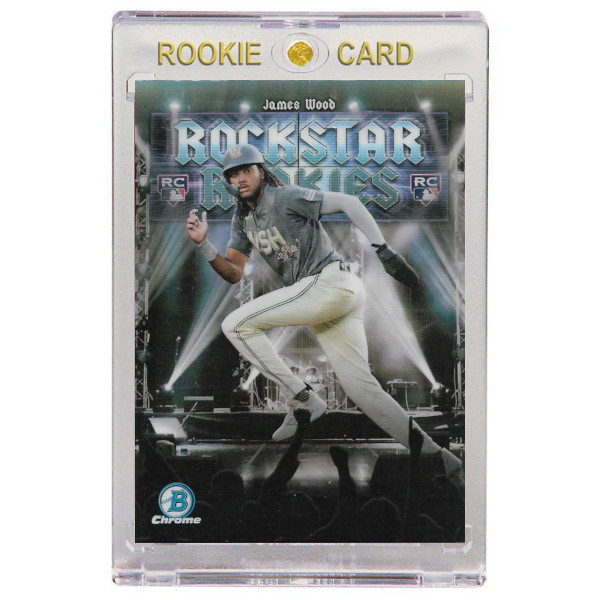 James Wood Washington Nationals 2025 Bowman Chrome Rockstar # 11 Rookie Card