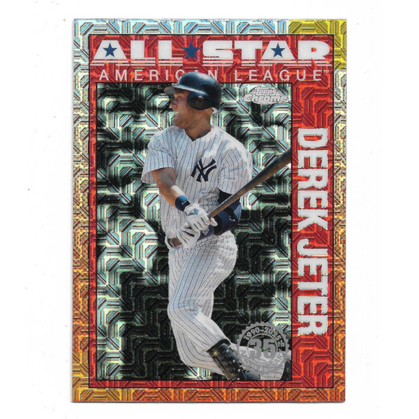 Derek Jeter 2025 Topps Series 2 35th Silver Pack Chrome All-Star # 22