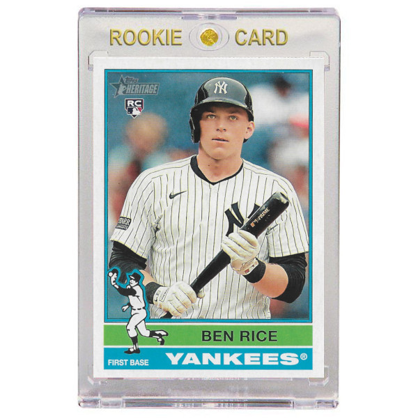Ben Rice New York Yankees 2025 Topps Heritage # 406 Rookie Card