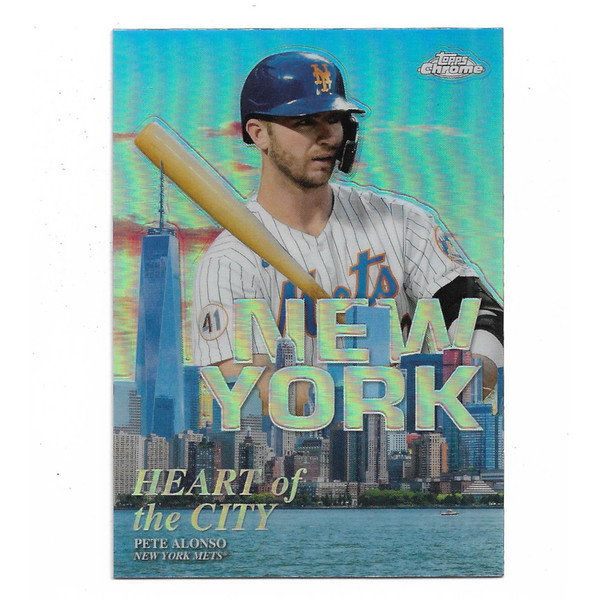 Pete Alonso 2022 Topps Chrome Heart of the City # 4