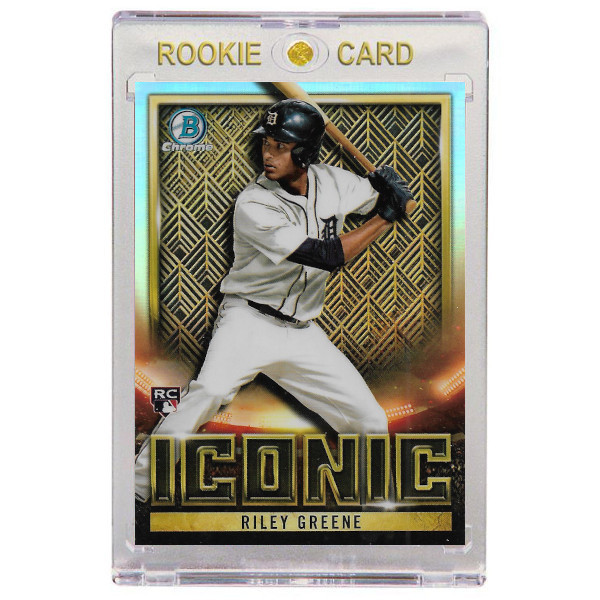 Riley Greene Detroit Tigers 2023 Bowman Chrome Iconic # 22 Rookie Card