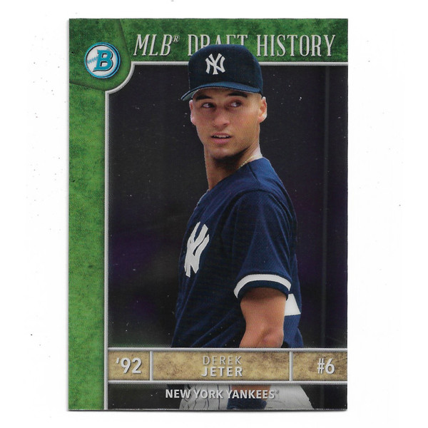 Derek Jeter 2017 Bowman Chrome Draft History # DJ