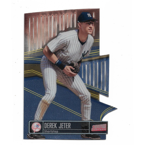 Derek Jeter 1999 Stadium Club Triumvirate # 4a