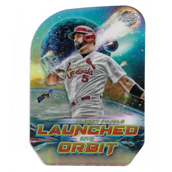 Albert Pujols 2023 Topps Cosmic Chrome Launched Into Orbit # 17