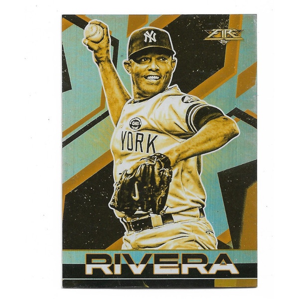 Mariano Rivera 2021 Topps Fire Gold # 198