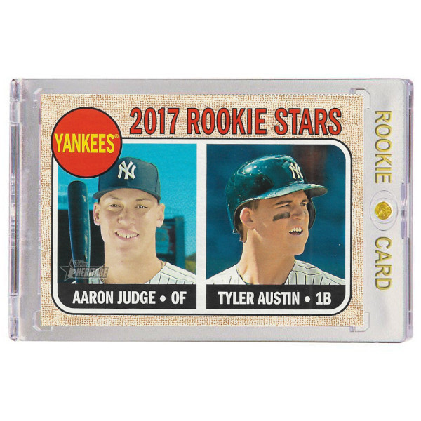 Aaron Judge New York Yankees 2017 Topps Heritage # 214 Rookie Card