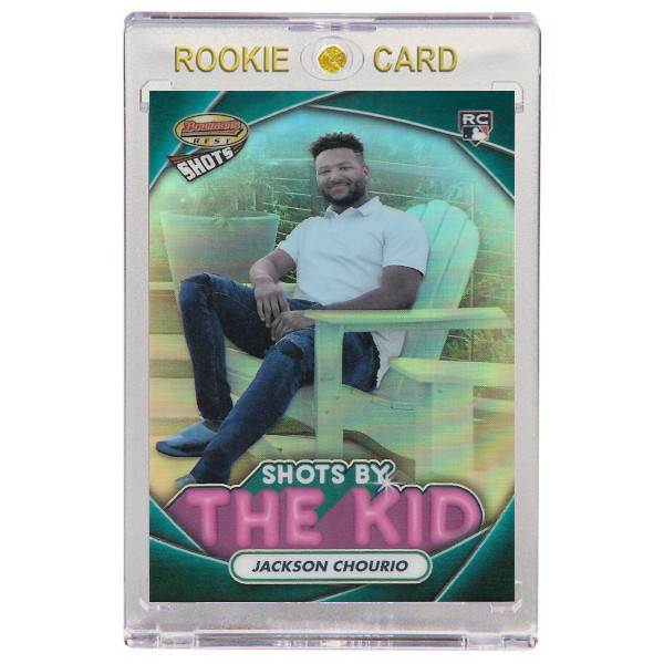 Jackson Chourio Milwaukee Brewers 2024 Bowman's Best Shots By The Kid # 5 Rookie Card