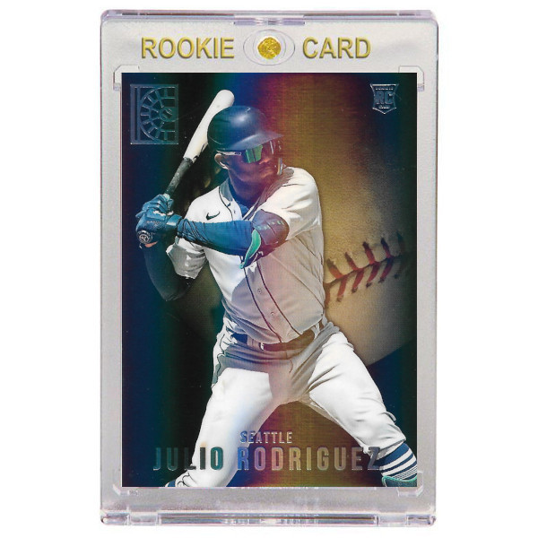 Julio Rodriguez Seattle Mariners 2022 Panini Capstone Silver # 14 Rookie Card