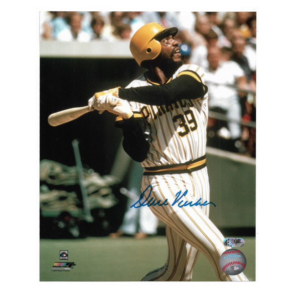 Dave Parker Autographed 8x10 Photograph - Pinstripe Jersey (Hunt Auctions)