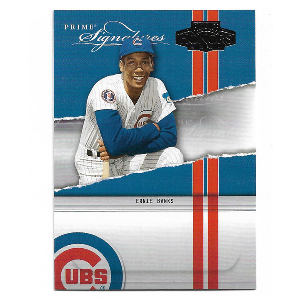 Ernie Banks 2004 Playoff Honors Prime Signature # 37 Ltd Ed of 2,500