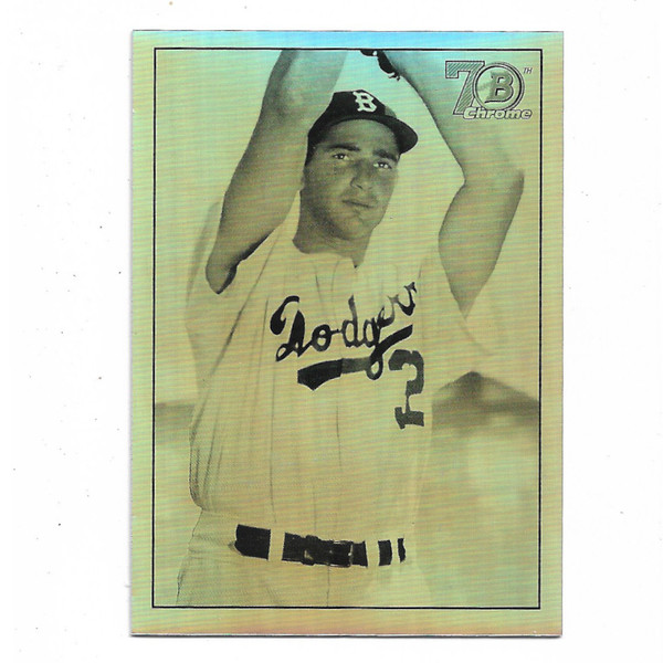 Sandy Koufax 2017 Bowman Chrome Refractor # 48