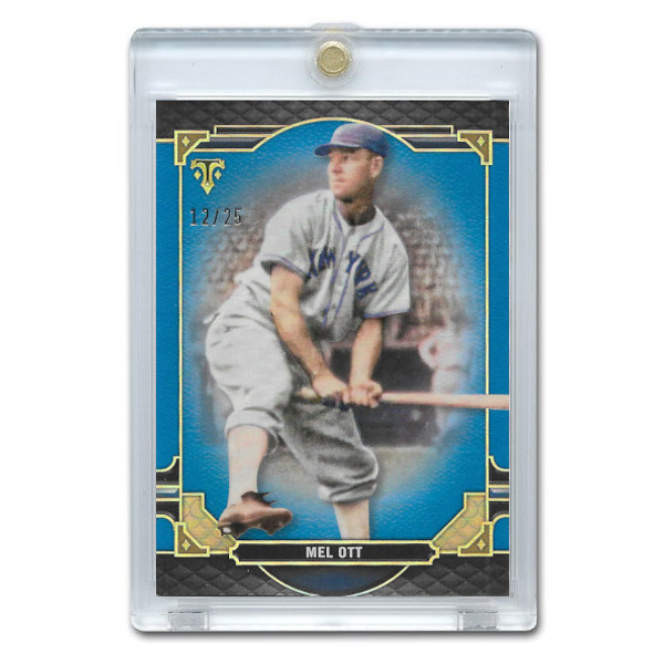 Mel Ott 2022 Topps Triple Threads Blue # 55 Ltd Ed of 25