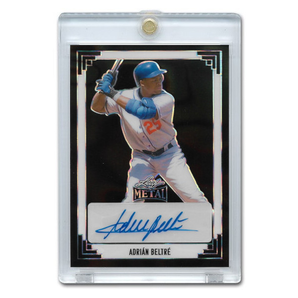 Adrian Beltré Autographed Card 2024 Leaf Metal Silver 91 Anniversary Autograph #91A-AB1 Ltd Ed of 3