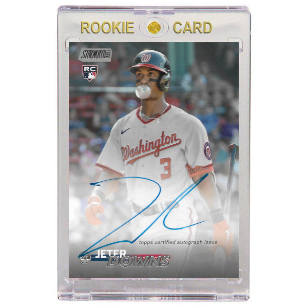 Jeter Downs Washington Nationals 2023 Stadium Club # SCBA-JD Rookie Card