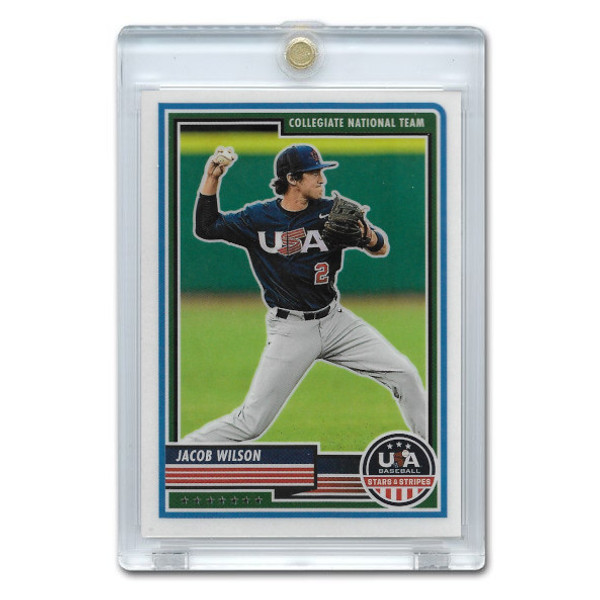 Jacob Wilson 2023 Panini USA Stars & Stripes # 89 Pre-Rookie Card