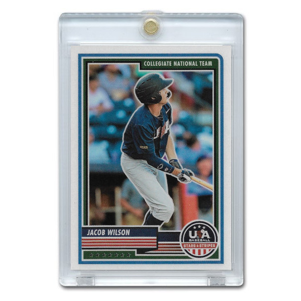 Jacob Wilson 2023 Panini USA Stars & Stripes # 84 Pre-Rookie Card
