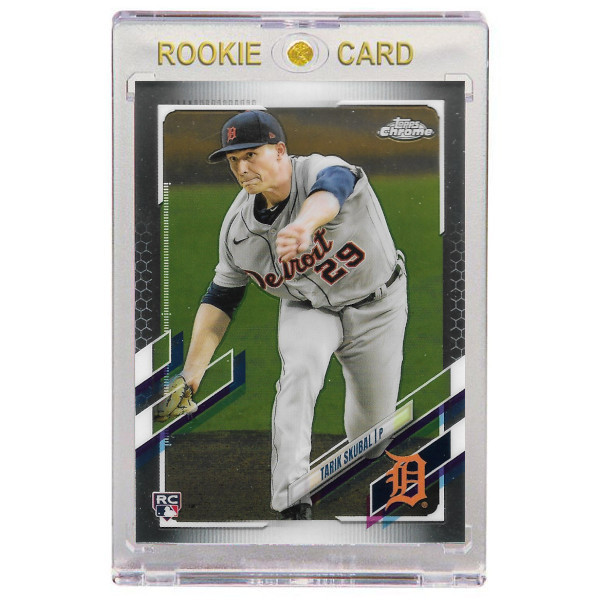 Tarik Skubal Detroit Tigers 2021 Topps Chrome # 103 Rookie Card