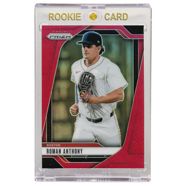 Roman Anthony Boston Red Sox 2025 Panini Prizm Red Holo # 266 Rookie Card Ltd Ed of 299