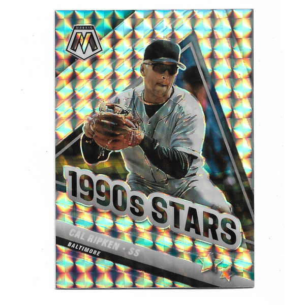 Cal Ripken Jr. 2022 Panini Mosaic Silver Holo # 295