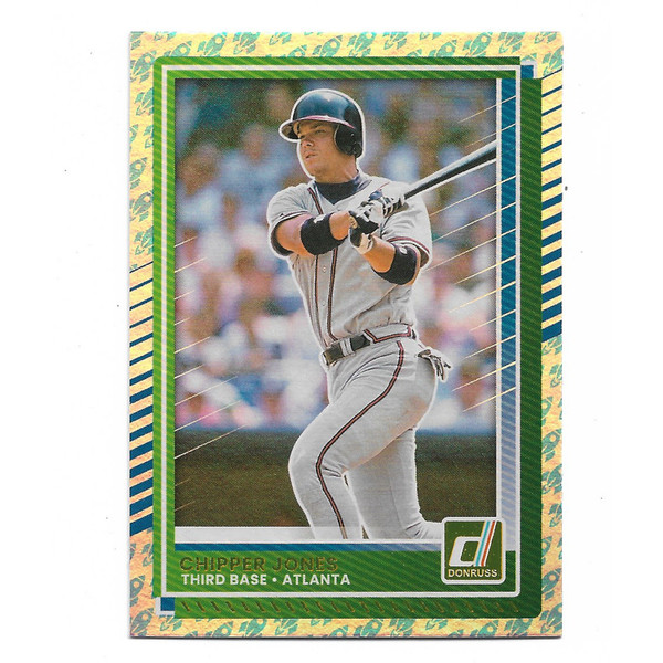 Chipper Jones 2025 Donruss Rockets Holo # 92