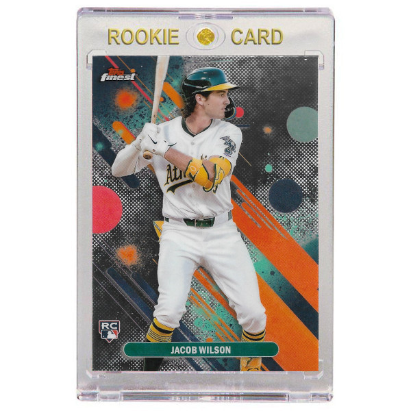 Jacob Wilson Oakland Athletics 2025 Topps Finest # 61 Rookie Card