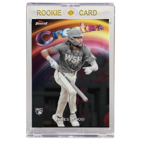 James Wood Washington Nationals 2025 Topps Finest Creators # 8 Rookie Card