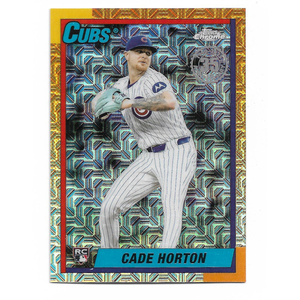 Cade Horton 2025 Topps Update Series 35th 1990 Silver Pack Chrome # U90C-72 Rookie Card