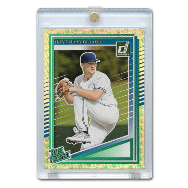 Trey Yesavage 2025 Donruss Statue of LIberty Holo # 163 Pre-Rookie Card