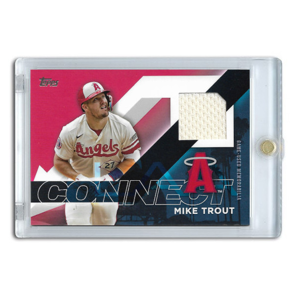 Mike Trout 2024 Topps Heritage Clubhouse Collection Relic # CC-MT