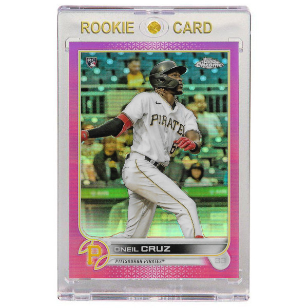 Oneil Cruz Pittsburgh Pirates 2022 Topps Chrome Pink Refractor # 128 Rookie Card
