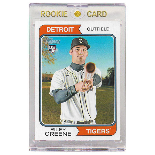 Riley Greene Detroit Tigers 2022 Topps Heritage # 48 Rookie Card