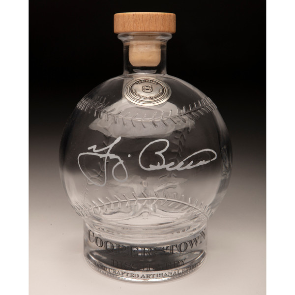 Yogi Berra Cooperstown Distillery Hall of Fame Signature Series Baseball Decanter