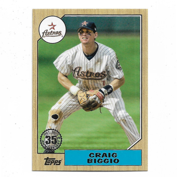 Craig Biggio 2022 Topps 35th Anniversary # 87TBU-28