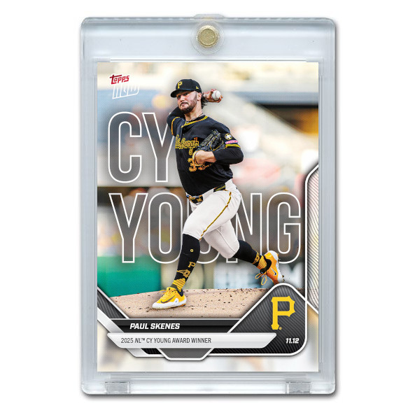 Paul Skenes NL Cy Young Winner 2025 Topps Now Card # OS-4