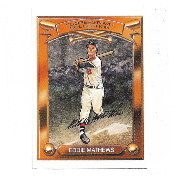 Eddie Mathews 1989 Kahns Cooperstown Collection # 8