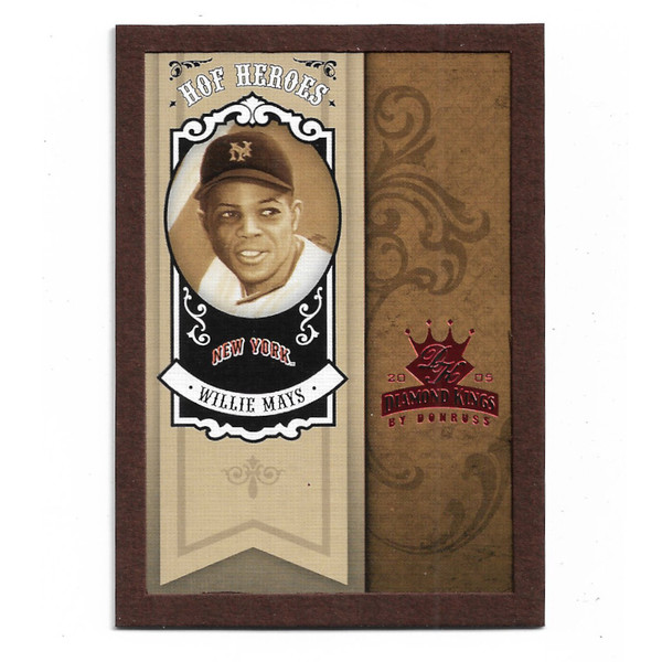 Willie Mays 2005 Donruss Diamond Kings HOF Heroes Red Foil # 85