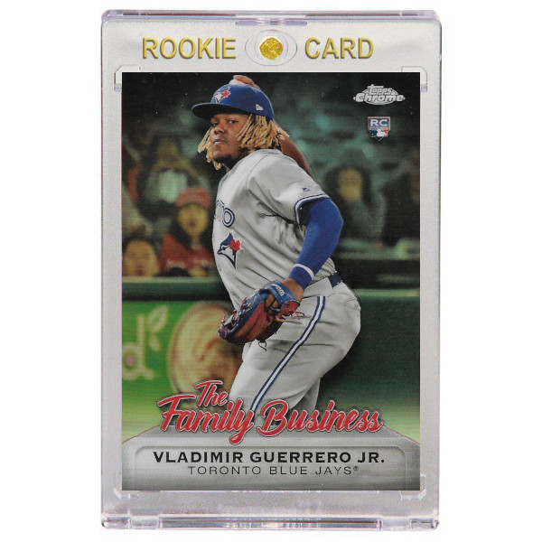 Vladimir Guerrero Jr. Toronto Blue Jays 2019 Topps Chrome Family Business # 19 Rookie Card
