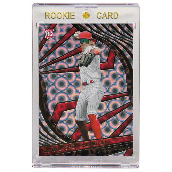 Bryson Stott Philadelphia Phillies 2022 Panini Revolution Groove # 40 Rookie Card