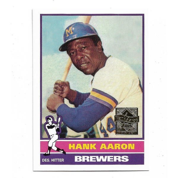 Hank Aaron 2000 Topps Aaron Reprints # 23