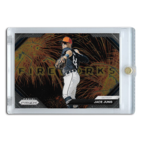 Jace Jung 2024 Panini Prizm Fireworks #19 Pre-Rookie Card