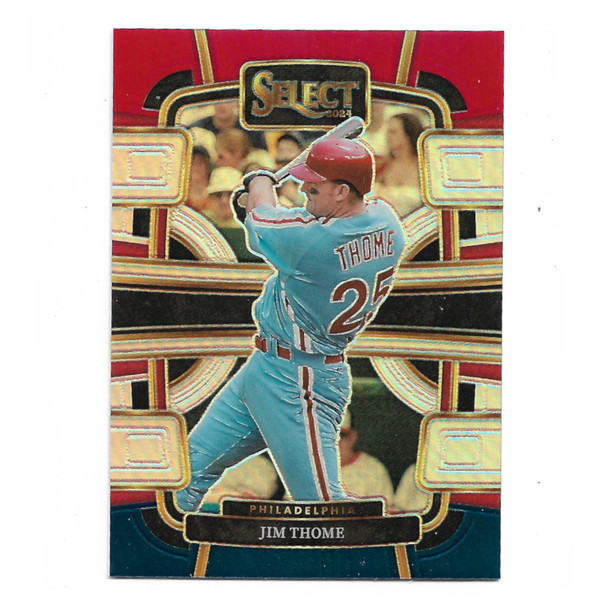 Jim Thome 2024 Panini Select Red, White & Blue Holo # 48