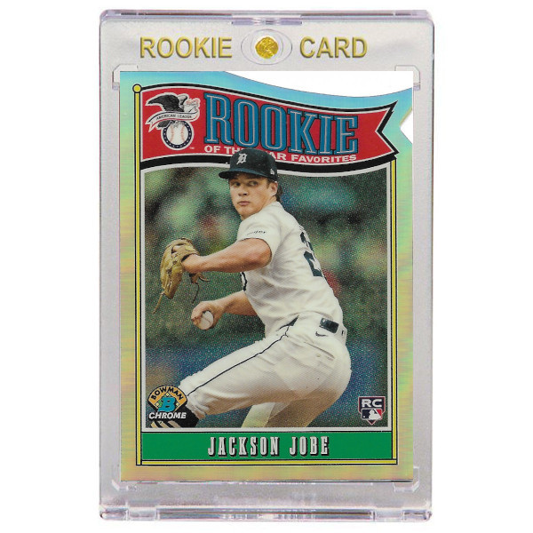 Jackson Jobe Detroit Tigers 2025 Bowman Chrome Rookie of the Year Favorites # 3 Rookie Card