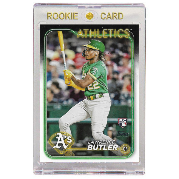 Lawrence Butler Oakland Athletics 2024 Topps # 676 Rookie Card