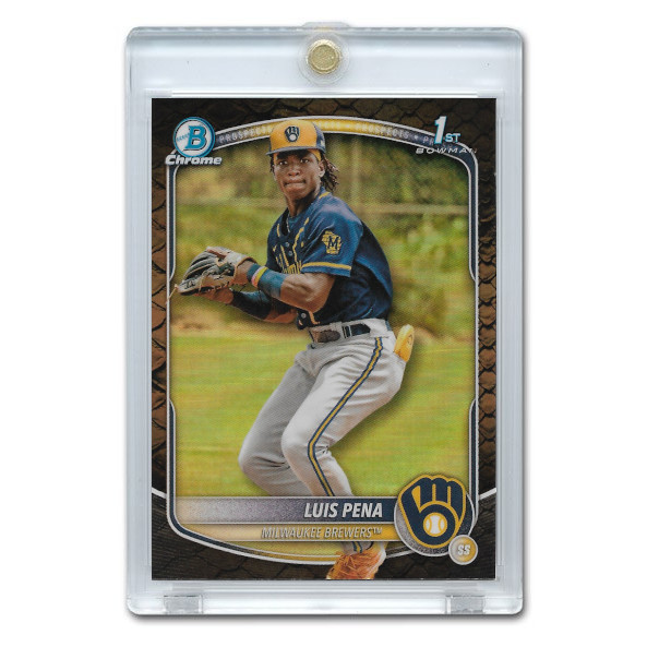 Luis Pena 2025 Bowman Chrome Prospects Reptilian Refractor # BCP-38 Pre-Rookie Card