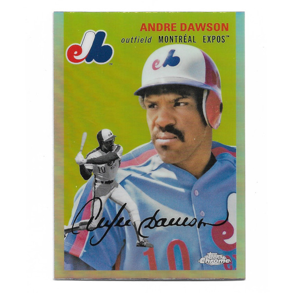 Andre Dawson 2023 Topps Chrome Platinum Anniversary Refractor # 496