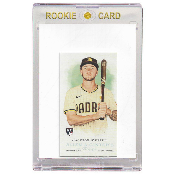 Jackson Merrill San Diego Padres 2024 Topps Allen & Ginter Mini Rookie Design # RD6 Rookie Card
