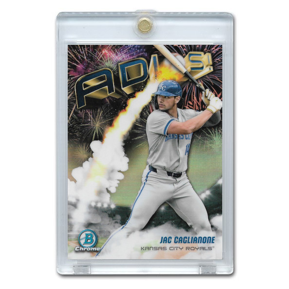 Jac Caglianone 2025 Bowman Chrome Adios # 3 Pre-Rookie Card