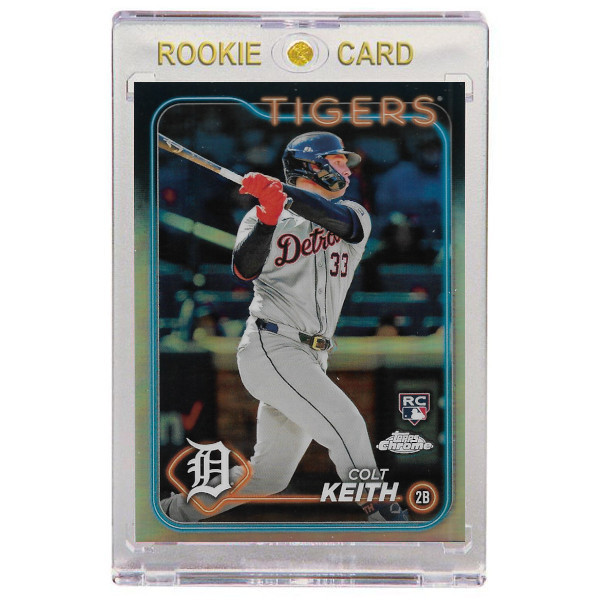 Colt Keith Detroit Tigers 2024 Topps Chrome Refractor # 2 Rookie Card