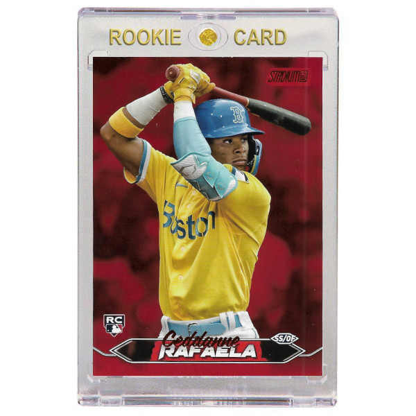Ceddanne Rafaela Boston Red Sox 2024 Stadium Red Foil # 34 Rookie Card